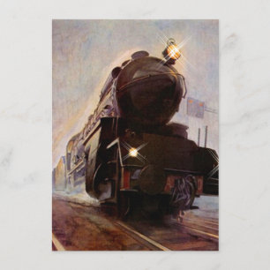 Abend Bahn Party Einladung Meilenstein Geburtstag