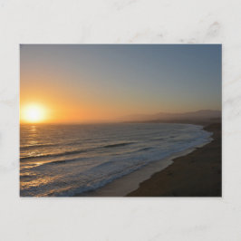 Abend Beach Postkarte