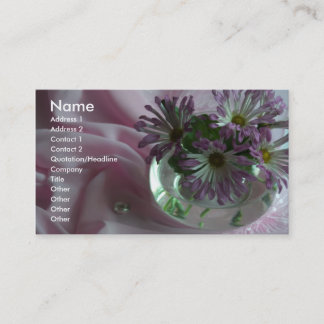 Abend-Blume Visitenkarte