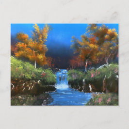 Abend Brook Postkarte