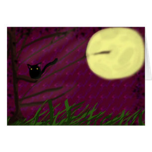 Abend Cat Moon