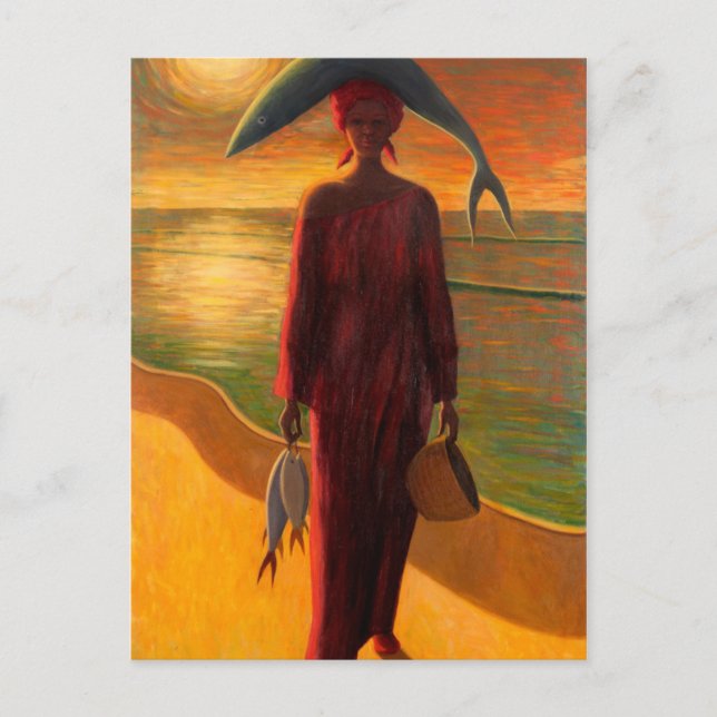 Abend Catch Postkarte (Vorderseite)