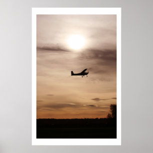 Abend Cessna 182 Poster