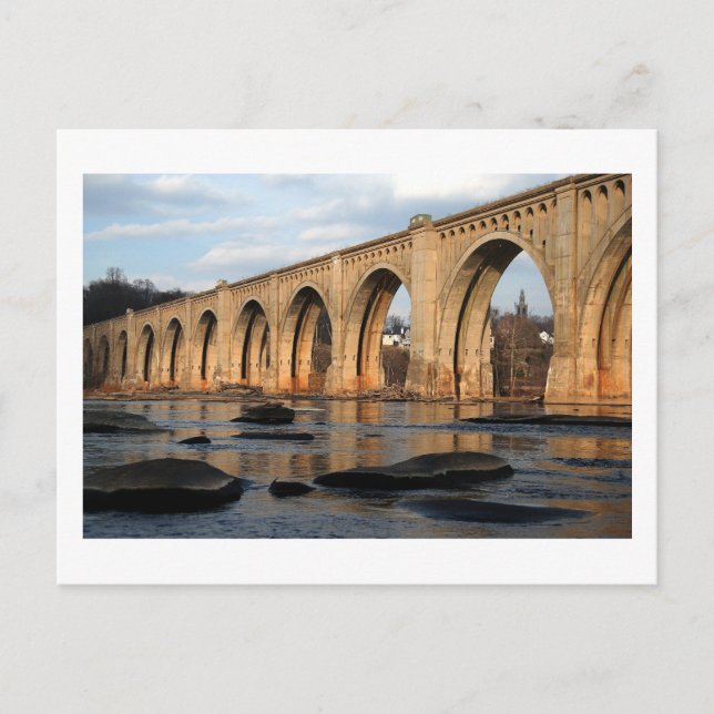 Abend Crossing Postkarte (Vorderseite)