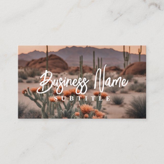 Abend Derset Business Card Visitenkarte (Vorderseite)