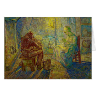 Abend - die Uhr durch Vincent van Gogh