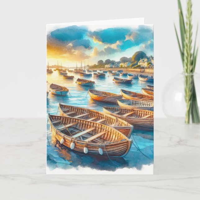 Abend Erholung Karte (Vorderseite)