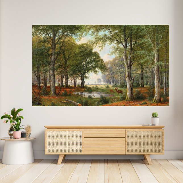 Abend Forest Landschaft Poster (Von Creator hochgeladen)