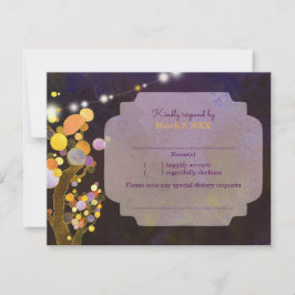 Abend Garden String Lights Wedding RSVP
