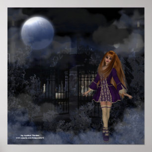 Abend Gotische Fantasy Poster drucken