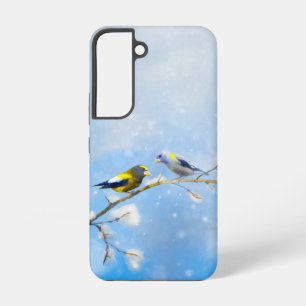 Abend-Großschnabel-Malerei - Süße originelle Hunde Samsung Galaxy Hülle