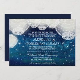 Abend Hochzeitsseegefecht unter den Sternen Einladung