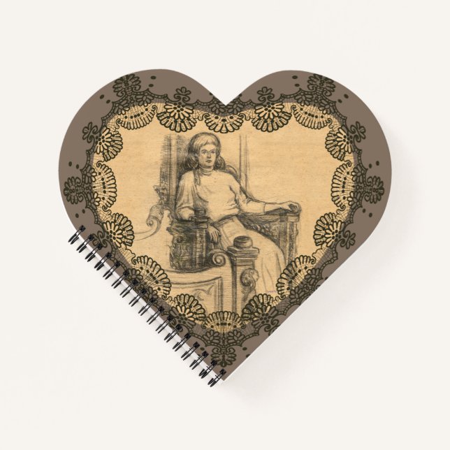 Abend im alten Haus Notizbuch (Vorderseite)