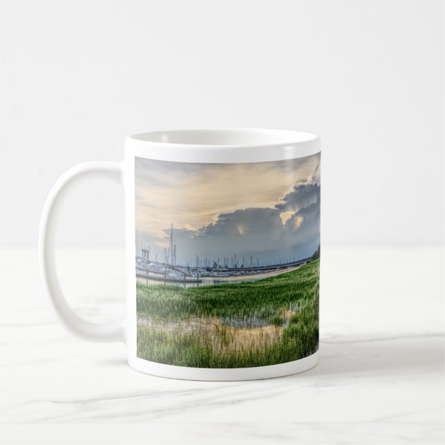 Abend im Hafen von Charleston Kaffeetasse (Links)