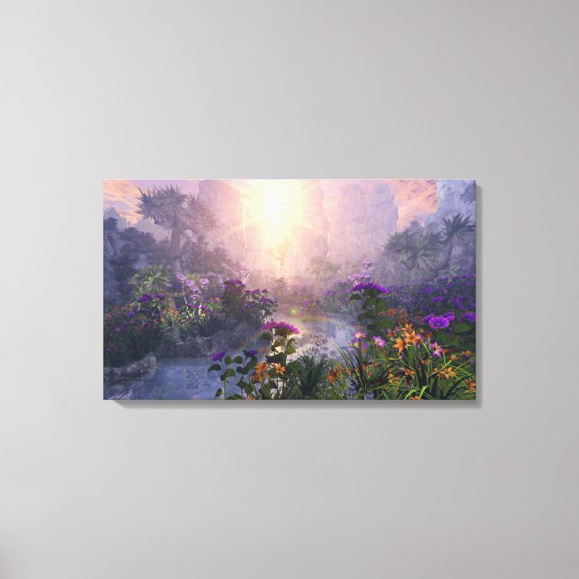 Abend im Himmel - von Jurgen Ziewe Leinwanddruck (Vorderseite)