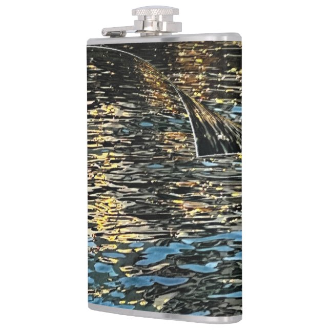 Abend im Meer Flachmann (Links)