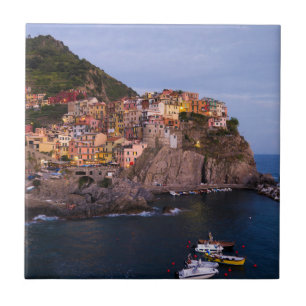 Abend in der Cinque Terre, Italien Fliese