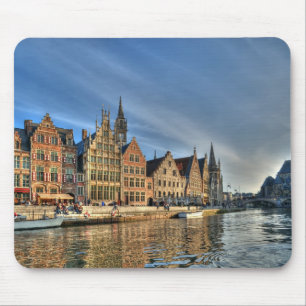 Abend in Gent Mousepad