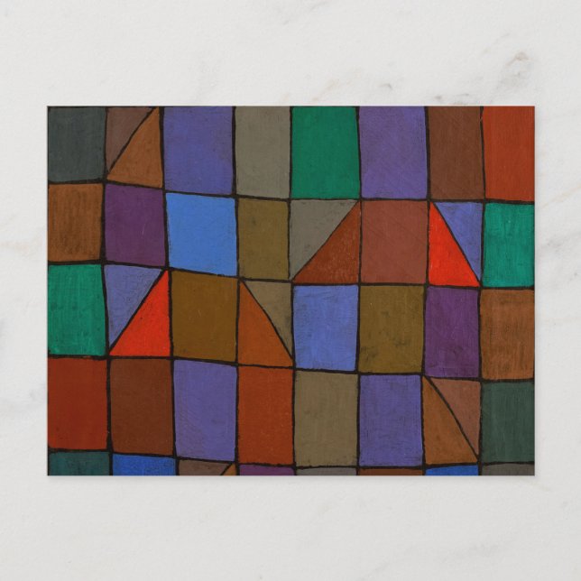 Abend in N, Architektur im Abend Postkarte (Vorderseite)