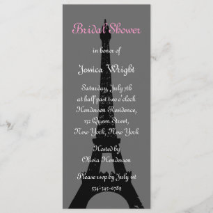 Abend in Paris Junggesellinnenabschied Einladung