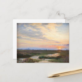 Abend in Skagen von P.S. Krøyer, Art Postkarte