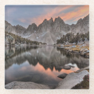 Abend Kearsarge Pinnacles-Reflexionen Glasuntersetzer