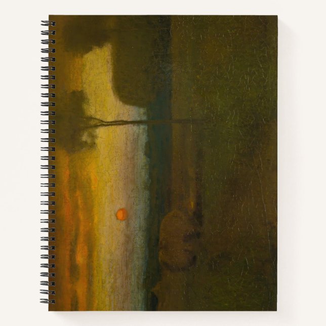 Abend Landscape by George Inness (1889) Notizbuch (Vorderseite)