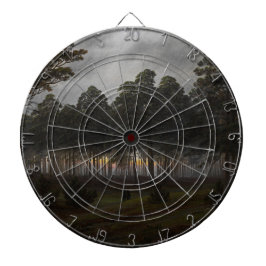 Abend Landscape (von Caspar David Friedrich) Dartscheibe