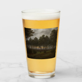 Abend Landscape (von Caspar David Friedrich) Glas