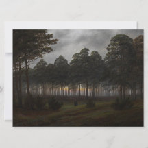 Abend Landscape (von Caspar David Friedrich)