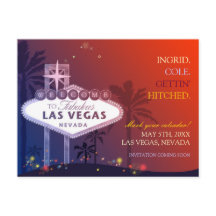 Abend Las Vegas Wedding Speichern Sie das Datum