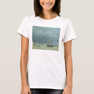 Abend, Le Havre, 1866 (Öl auf Leinwand) T-Shirt
