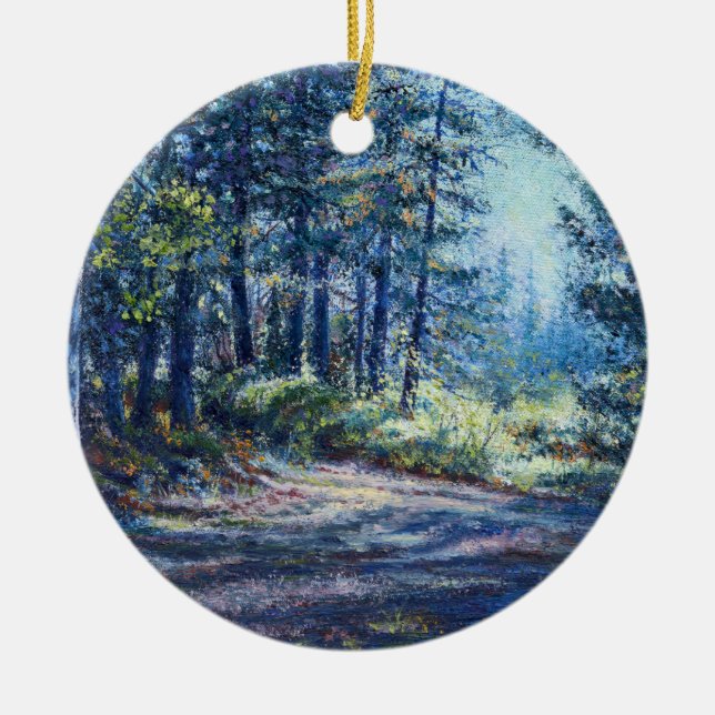 "Abend Light On the Trail" Ornament (Vorne)