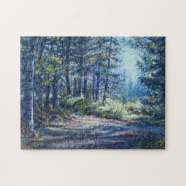 "Abend Light On Trail" Jigsaw Puzzle