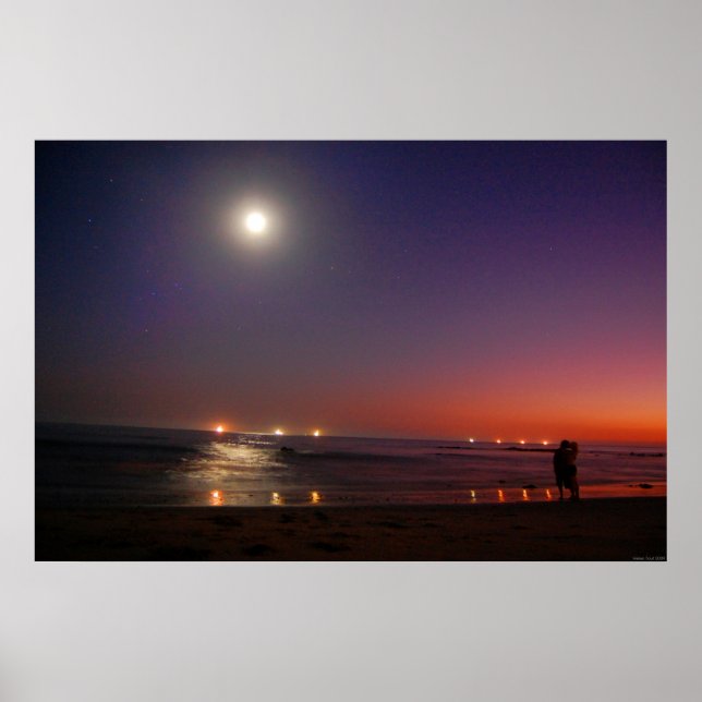 Abend Ocean Kiss Poster (Vorne)