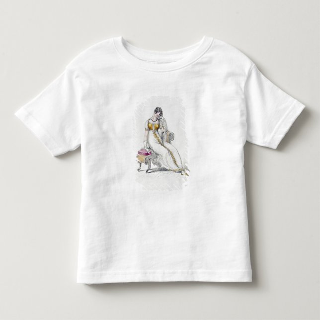 Abend- oder Hochzeitskleid, Modeplatte aus Kleinkind T-shirt (Vorderseite)