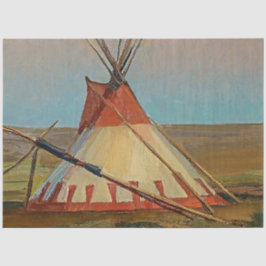 "Abend on Blackfeet Reservation" von Maynard Seidenpapier