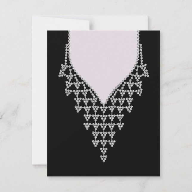 Abend Out Serie 7 Einladungen für die letzte Nacht (Vorderseite)