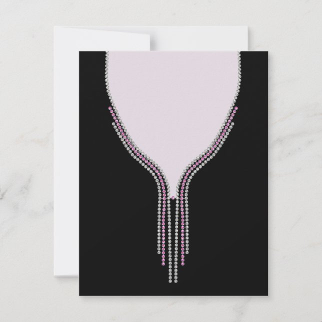 Abend Out Serie Einladungen für die letzte Nacht (Vorderseite)