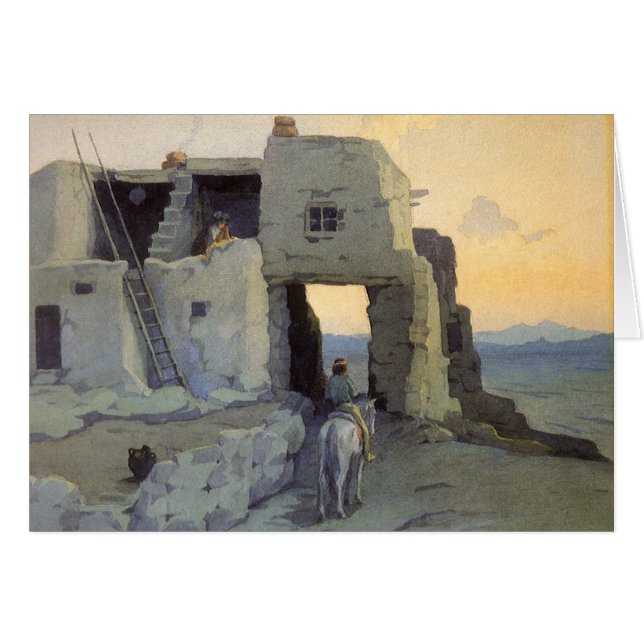 Abend, Pueblo von Walpi von Marion Kavagh Wachtel (Vorderseite (Horizontal))