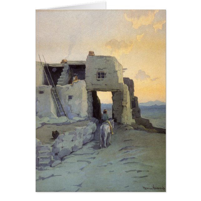 Abend, Pueblo von Walpi von Marion Kavagh Wachtel (Vorne)