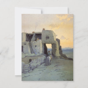 Abend, Pueblo von Walpi von Marion Kavagh Wachtel