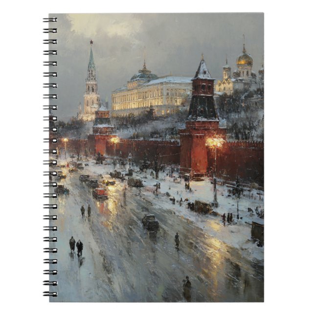 Abend Reflections im Kreml-Notebook Notizblock (Vorderseite)