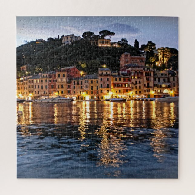 Abend Reflections on Portofino - 20x20 - 676 pc Puzzle (Vertikal)