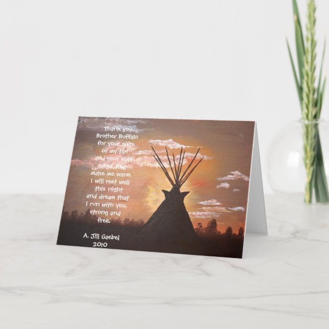 Abend Rescue Dankeskarte (Vorderseite)