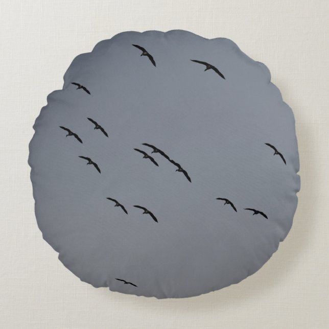 Abend Rundes Kissen (Vorderseite)