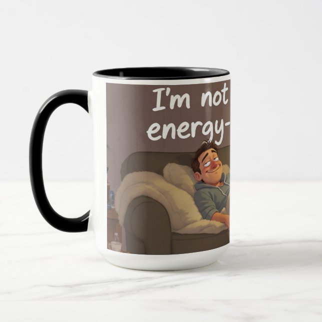 Abend-Scroll – Cozy-Relatable-Tasse Tasse (Links)