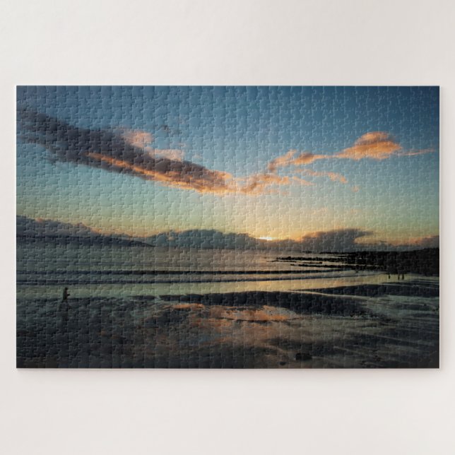 Abend, Silberstreifen Puzzle (Horizontal)