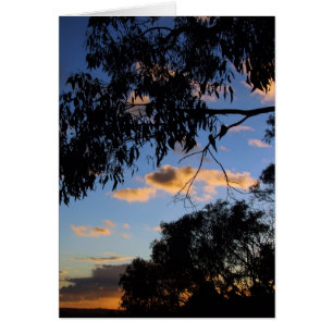 Abend Skies Silhouette Card