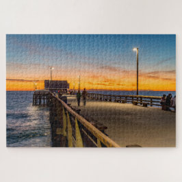 Abend Spaziergang auf Balboa Pier Puzzle